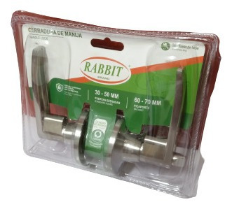 Cerradura Manilla Acero Inoxidable Rabbit