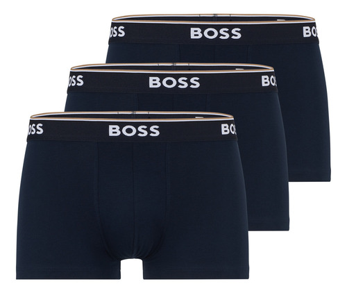 Paquete De Tres Boxers Para Hombre Boss En Algodón Elástico