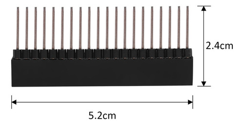 Pinos Fêmeas De Fileira Dupla De 3*40 Pinos Para Raspberry