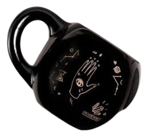 Taza Cerámica Negra Constelaciones- Magic- Mug