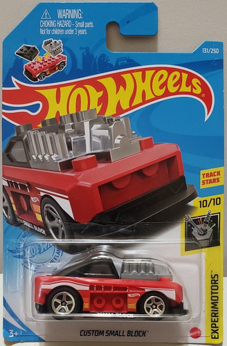 Custom Small Block Rojo Hot Wheels Mattel