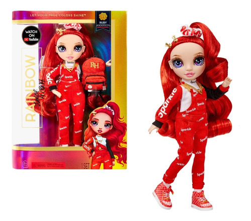 Boneca Rainbow High Ruby Anderson 23cm - Mga Entertainment