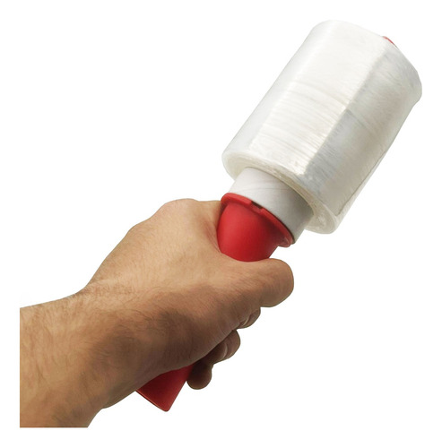 Rollo Film Nylon Con Mango Recargable Embalaje Paquetes