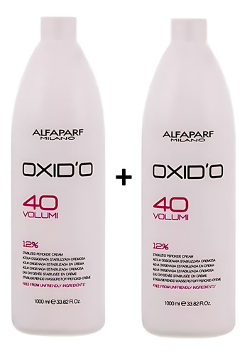 Duo Agua Oxigenada Alfaparf V40