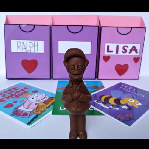 Combo San Valentin Esposos De Chocolate Comestible!