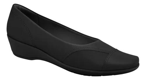 Sapato Picadilly 143222 Anabela Feminino Confort | Frete grátis