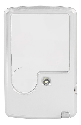 Lupa Para Tarjetas De Crédito 3x 6x Lente Doble Para