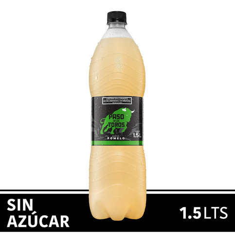 Gaseosa Paso De Los Toros Pomelo Sin Azúcares X 1,5l 