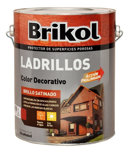 Brik-col Ladrillos Recubrimiento Protector Impermeabilizante Color Cerámico