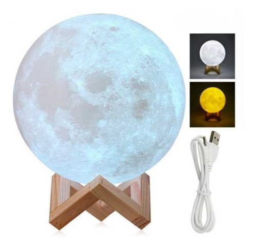 Lámpara De Luna, Promoción Importadas Original Usa 15 Cm