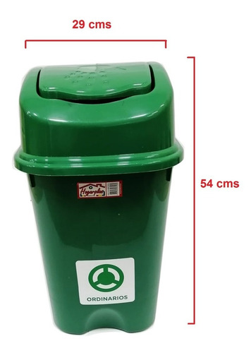 Punto Ecológico Cuatro Puestos 30 Litros Base Metálica