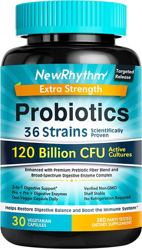 Newrhythm Probióticos 120 Millo