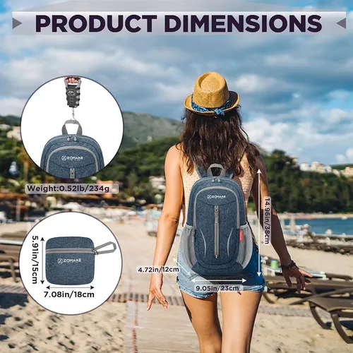 Mochila pequeña senderismo mujer sale
