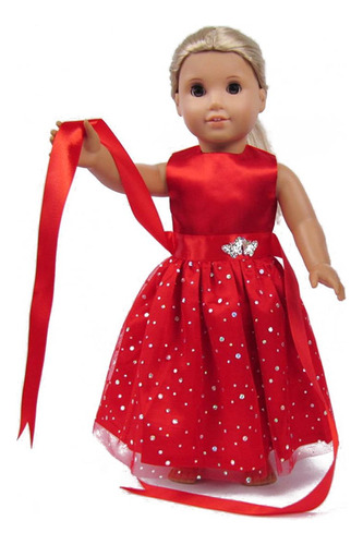 Lovelyelf Doll Clothes Hermoso Vestido Rojo Con Traje De Pun