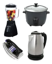 Comprar Combo Imaco: Licuadora+olla Arrocera+hervidor Ke1801+plancha Color Gris