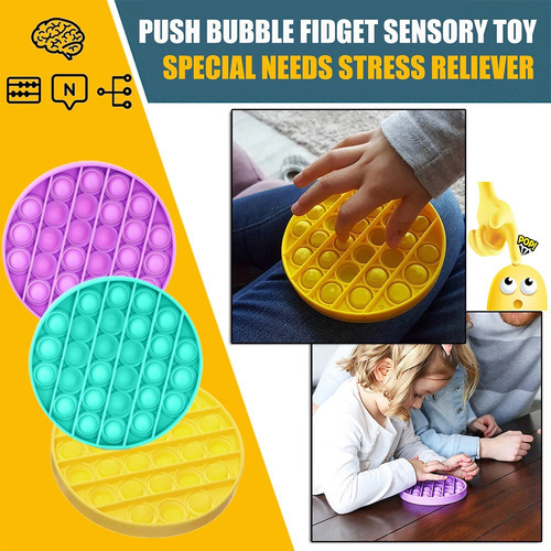 Juego De 4 Piezas Anti-estrés Pop Fidget Stress Punk