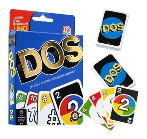 Juego De Cartas Dos Original Naipes Mattel Games Uno Palermo