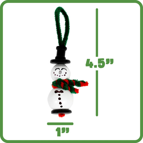 Manualidades De Navidad Para Niños Muñecos De Nieve 4 Pcs