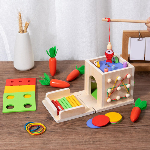 Montessori Toddler Play Kit 8 En 1 Juegos De Tirar