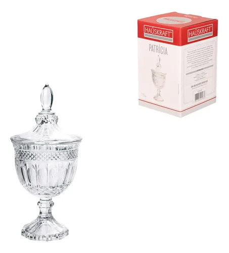 comprar Bomboniere Potiche De Vidro Baleiro Transparente C\u002F Tampa De