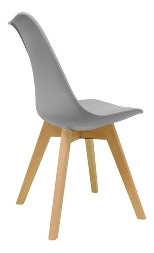 Imagen 10 de 10 de Silla Nórdica (pack 4) Eames Vintage Grises / Nordik