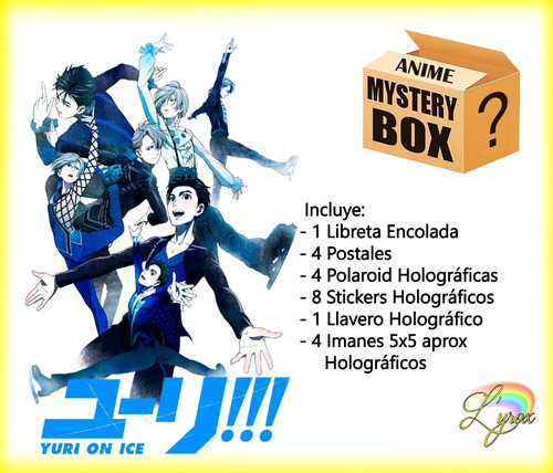 Yuri On Ice Caja Misteriosa Mystery Box Exclusiva Anime