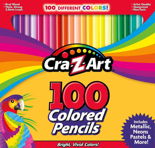 Cra-z-art Lápices De Colores 100 Colores Surtidos