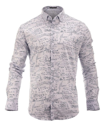 Camisa Hombre Farenheite Graffiti