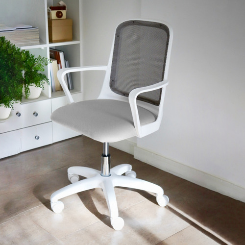 Silla De Escritorio Fresa White Diseño Rossi Con Envío Full