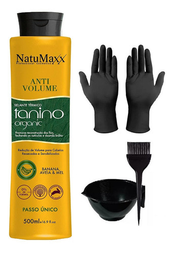 Escova Progressiva Tanino Organic Natumaxx 500 Ml