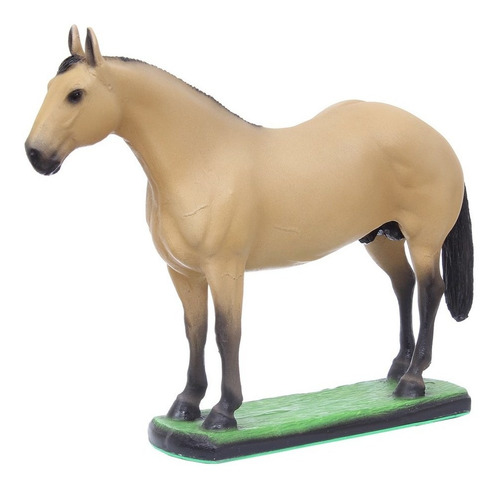 Imagem 2 de 4 de Escultura Cavalo Quarto De Milha Baio Em Resina Home Western