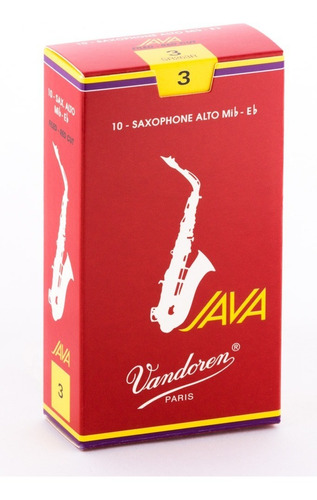 Caña Saxo Alto Vandoren Java Sr26r - Caja X 10 Unds