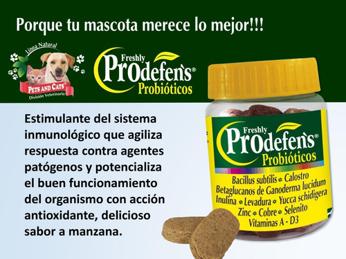 Vita Cruch Prodefens Probioticos Para Mascotas X 100