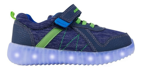 Zapatilla Sport Luces Azul Boy Colloky