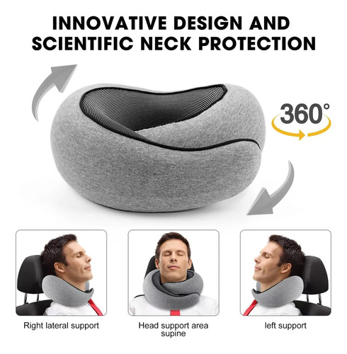 Nuevo Almohada Viscoelástica En Forma De U, De Viaje