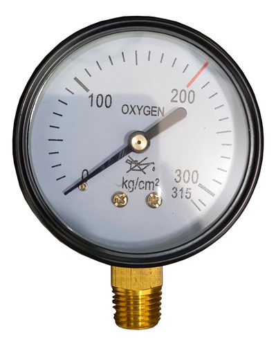 Relógio Manômetro Oxigênio 0-315 Kg/cm² Regulador De Pressão