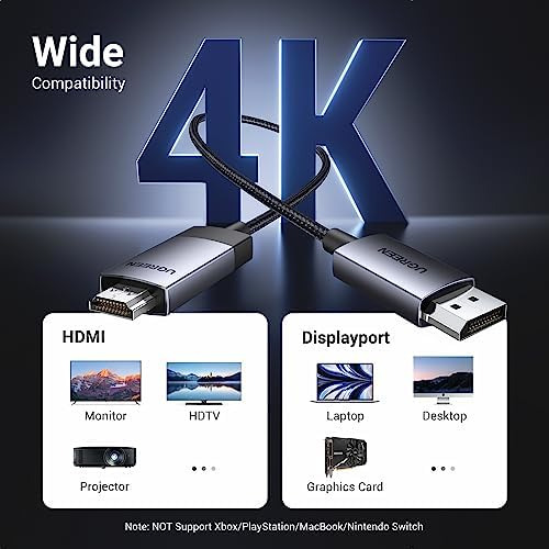 Cable Ugreen Displayport A Hdmi Hdr Active Dp 12 A Hdmi 2.0