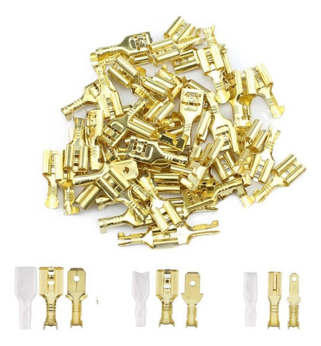 Crimpado En Forma De Pala Macho/hembra 4.8mm,200pcs