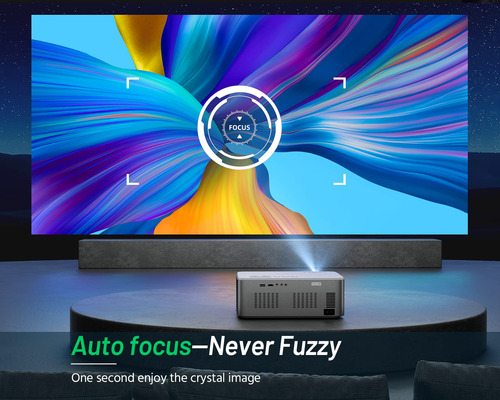 Proyector Cibest 4k, Compatible Con 5g, Wifi, Bluetooth, And