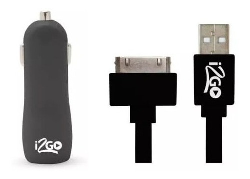 Acendedor 2 Saídas Usb + Cabo iPhone 4 I2go