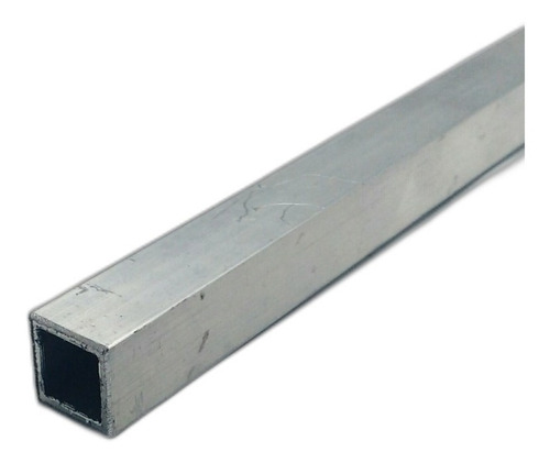 Tubo Alumínio Quadrado 1/2 X 1/16 (12,70mm X 1,58mm) C/ 1mt