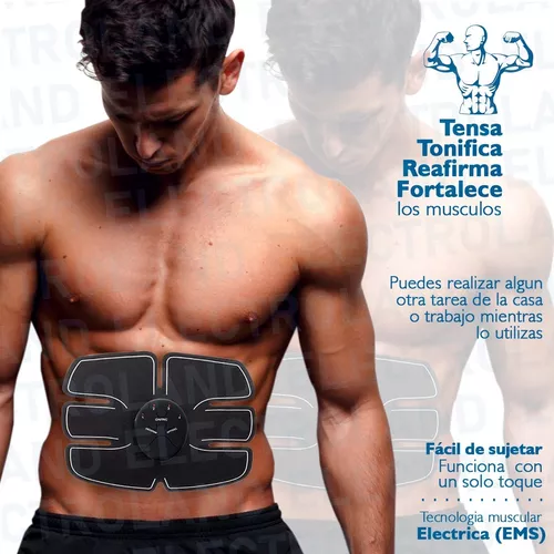 Electro Estimulador Abdominal Reductor Fitness Gym Six Packs