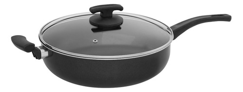 Panela Wok Antiaderente 28cm C/cabo E Asas 3,30l Fort-lar 