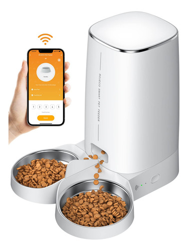 Rojeco Alimentadores Automaticos Para Gatos Para 2 Gatos, Di