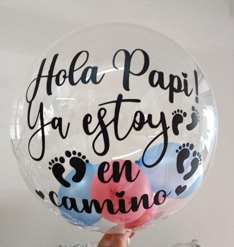 Globo Burbuja O Bubble Personalizado Vinilo, Sin Inflar, X 1