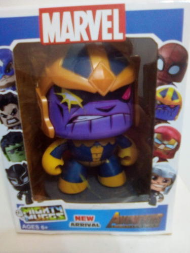 Figura Mighty Mugg Marvel Thanos. Expresiones Faciales.