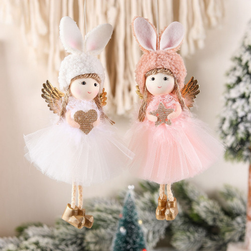 G A Colgante Navideño Con Forma De Muñeca De Hadas, 6