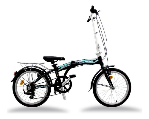 Bicicleta Flink Plegable/alum Rodada-20 7 Velocidades Color Azul