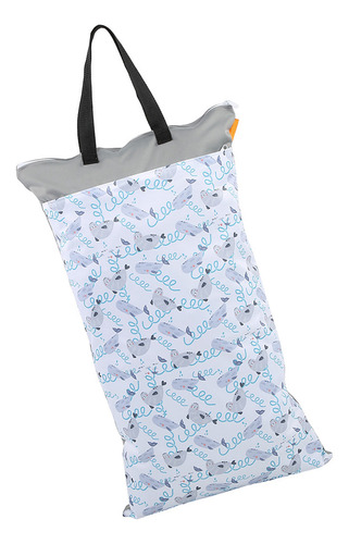 Bolsa De Pañales Impermeable De Tela Para Bebés, Grande, Par