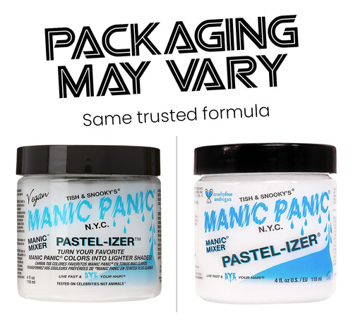 Mezclador De Tintes Para Cabello Manic Panic Pastelizer, Paq